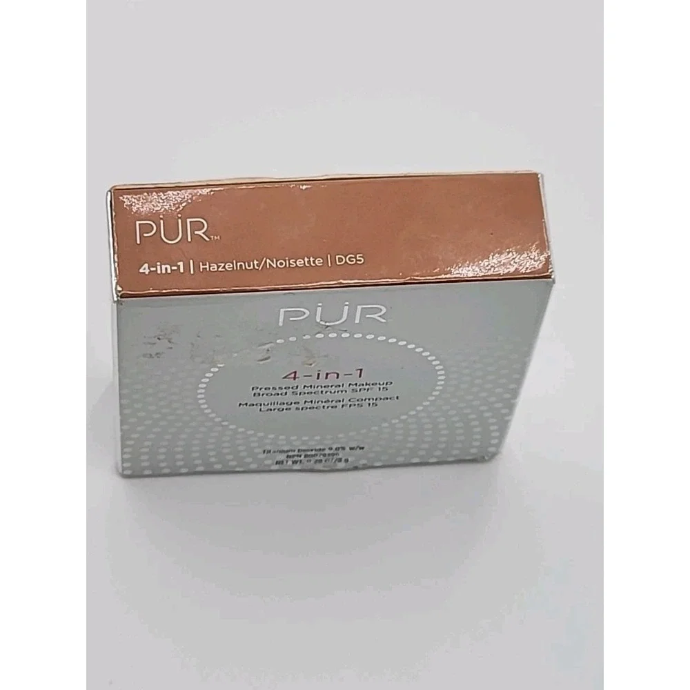 PUR 4 In1 Pressed Mineral Makeup Foundation Hazelnut DG5 SPF 15 New in Box